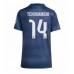 Real Madrid Aurelien Tchouameni #14 Borta matchtröja Dam 2025-26 Kortärmad Billigt